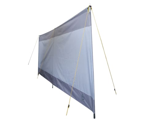 Bo-Camp Paravan de vânt „Ellen”, gri și antracit, 150x140 cm, 2 părți