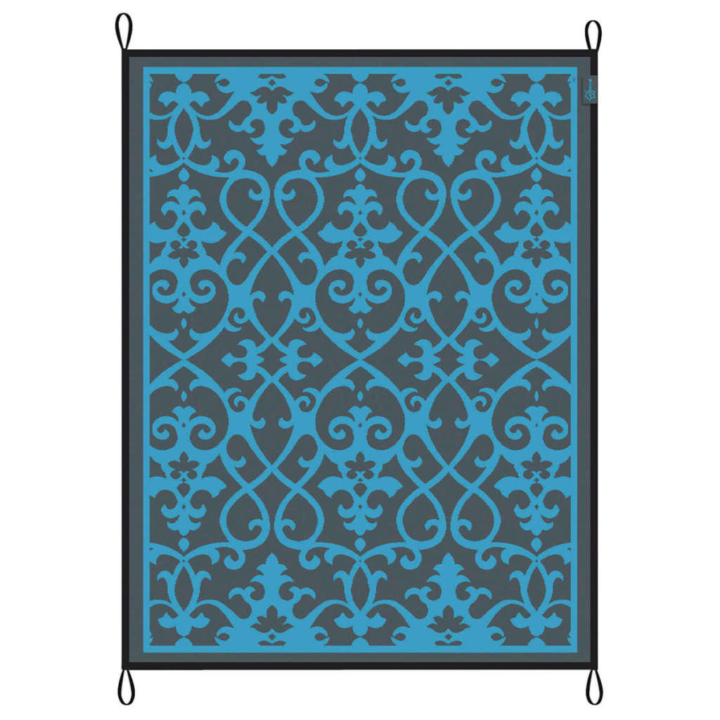 Bo-Camp Buitenkleed Chill mat Oriental M 2x1,8 m blauw