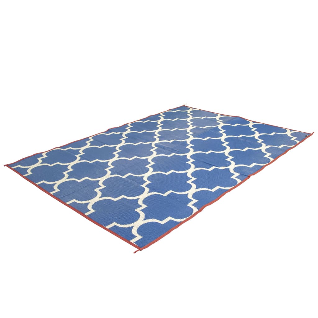 Bo-Camp udendørstæppe Chill mat Casablanca 2,7x3,5 m blå