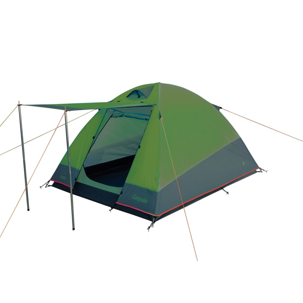 Camp Gear 2-persoonstent Colorado 210x155x115 cm groen 4471521