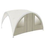 Bo-Garden Zijwand met deur voor partytent groot grijs 4472220