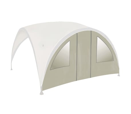 Bo-Camp Side Wall for Party Shelter with Door and Window M Beige