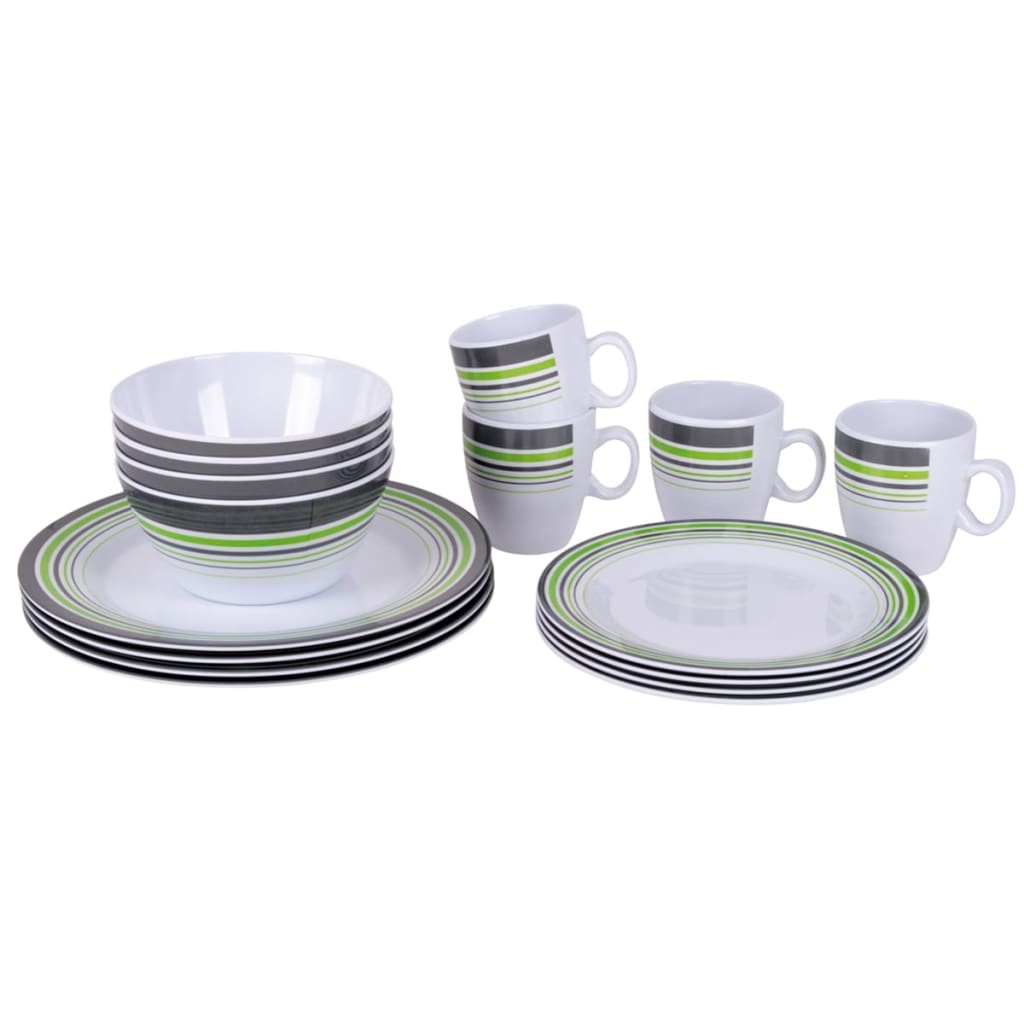 

Bo-Garden Serviessset melamine meerkleurig 16-delig 6181125