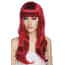 Boland Pruik Chique Dames Rood boland kopen in de aanbieding Boland Pruik Chique Dames Rood boland kopen in de aanbieding