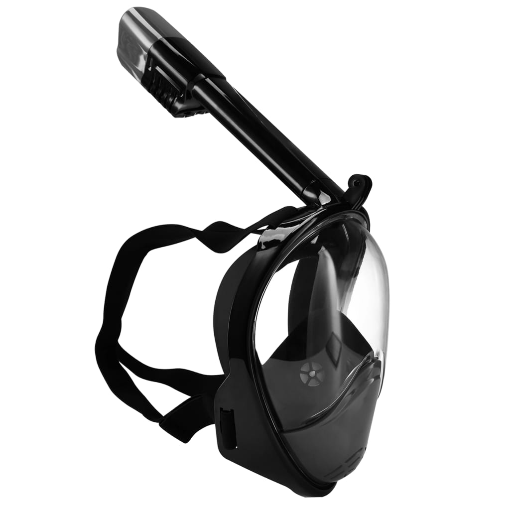 Afbeelding SportX Snorkelmasker volgelaat maat S/M zwart 2000016 door Vidaxl.nl