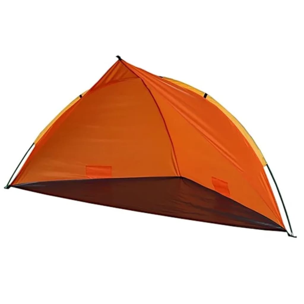 Afbeelding Summertime Beachshelter strandtent 260 x 110 x 110 cm oranje door Vidaxl.nl