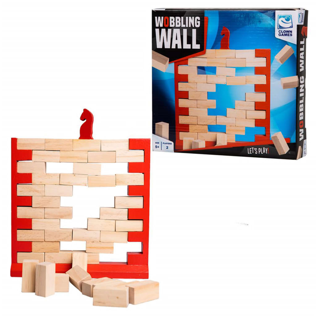 Afbeelding Clown Games Wobbling Wall hout door Vidaxl.nl