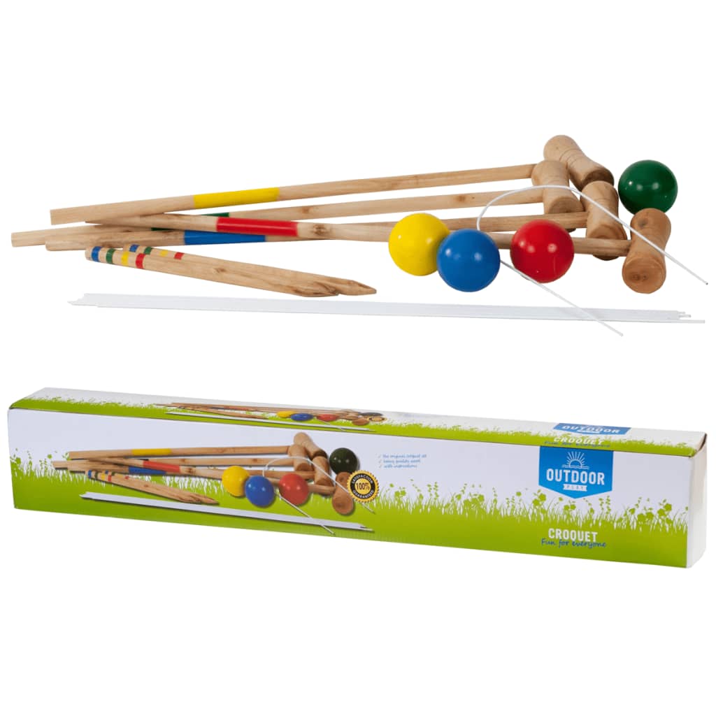 OUTDOOR PLAY Jeu de croquet
