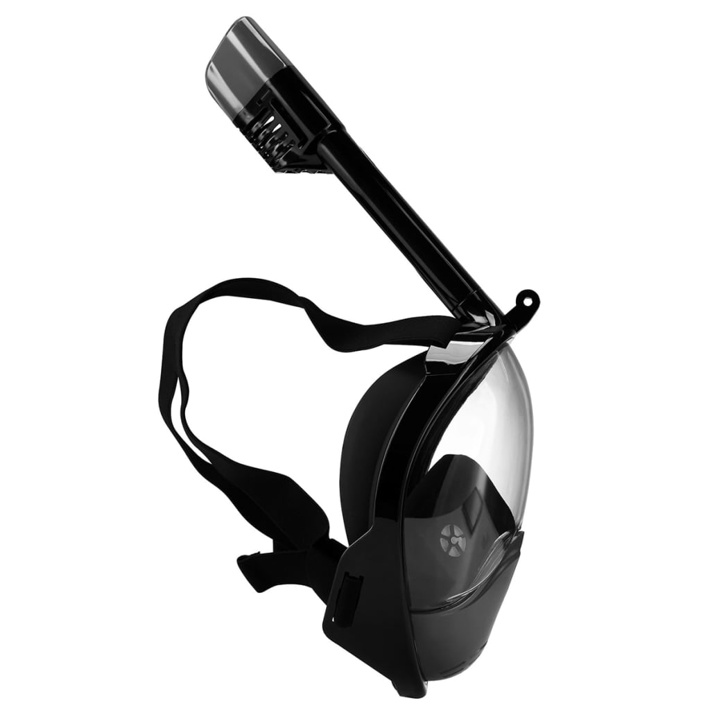 VidaXL - SportX Snorkelmasker volgelaat maat XS zwart 0768002