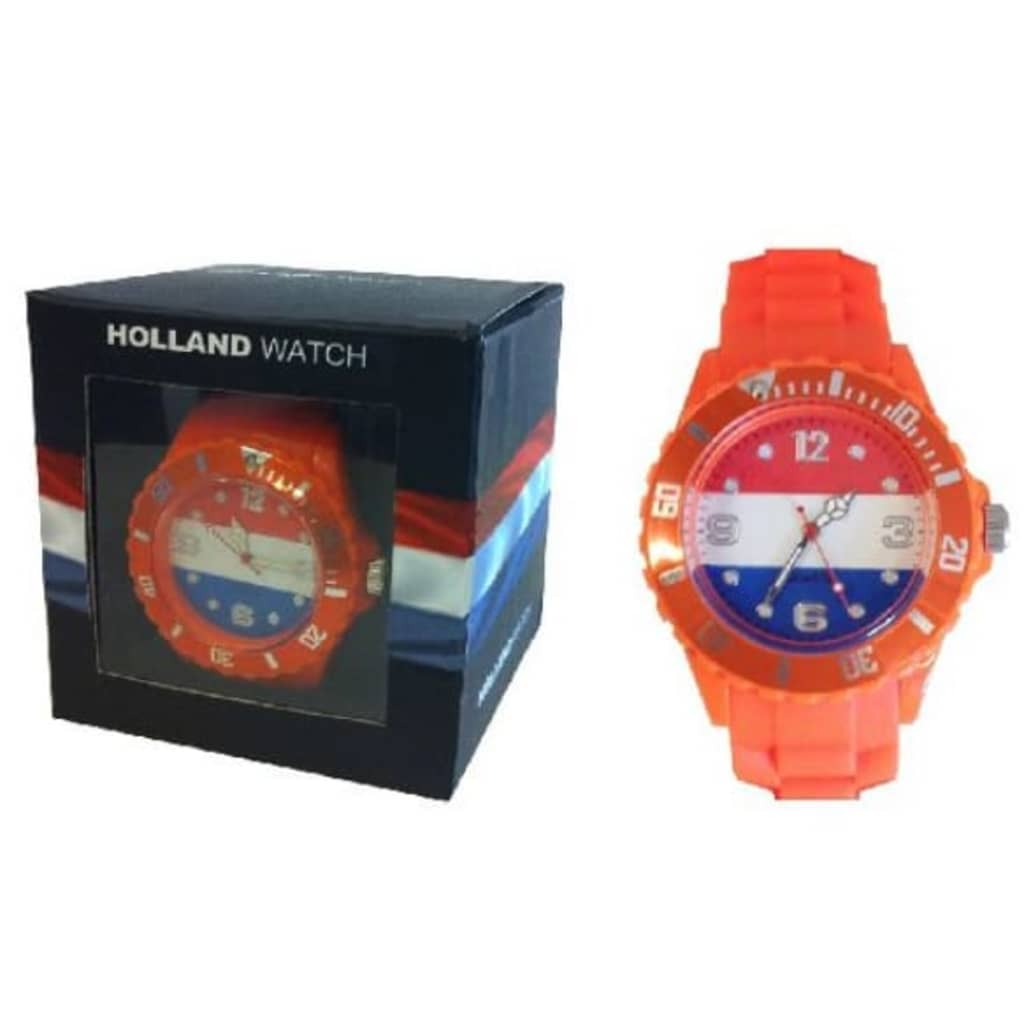 Afbeelding VDM Horloge Oranje Small door Vidaxl.nl