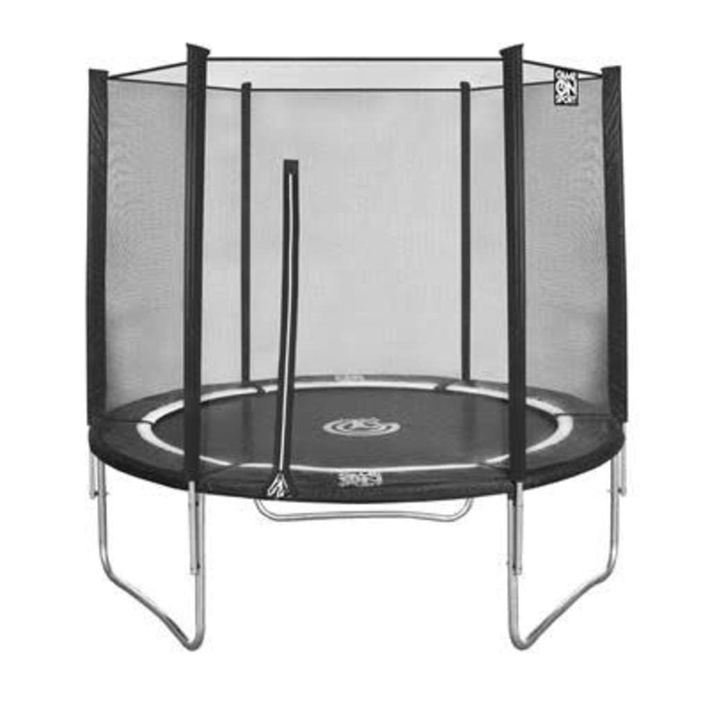 Game On Sport trampoline met veiligheidsnet zwart 183 cm