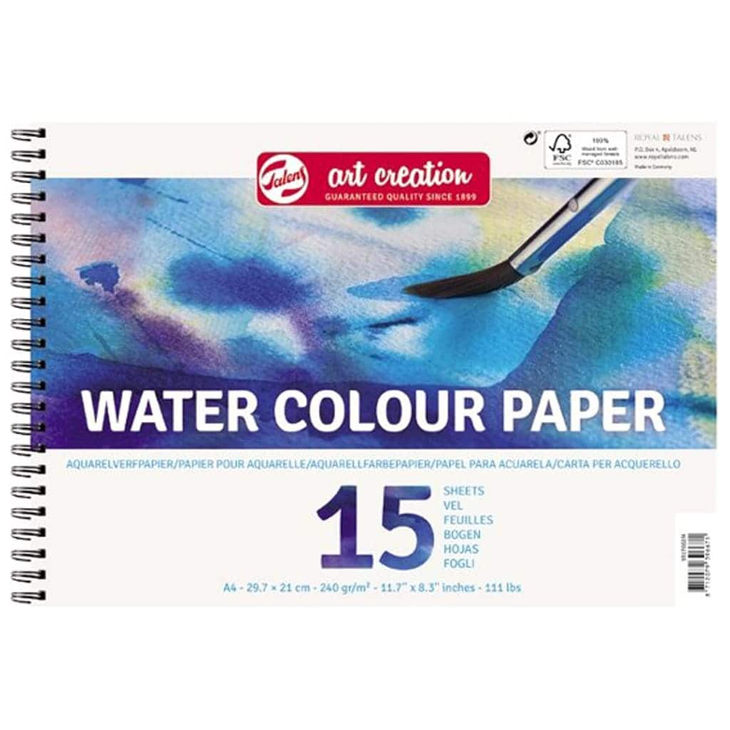 Talens Art Creation Papier Aquarel A4 15 Vel