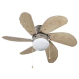 BESTRON Deckenventilator 76 cm/30" 60 W Ahorn/Weiß DC30T