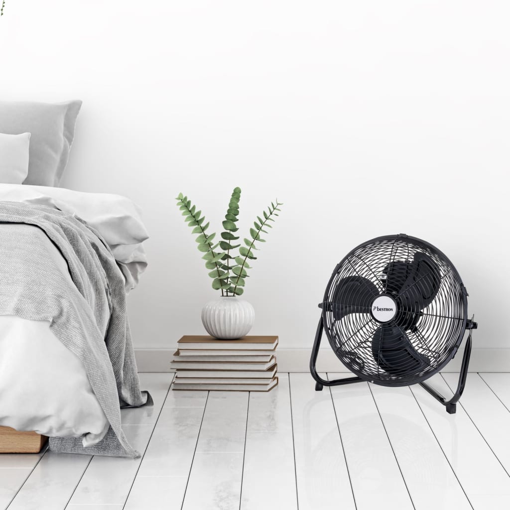 VidaXL - Bestron Vloerventilator 35cm 5W Zwart