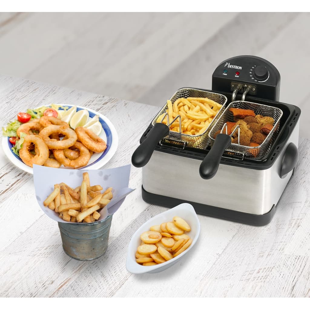 DF402B Friggitrice Famiglia 2000 W 3 Cestelli Bestron 18 width=274