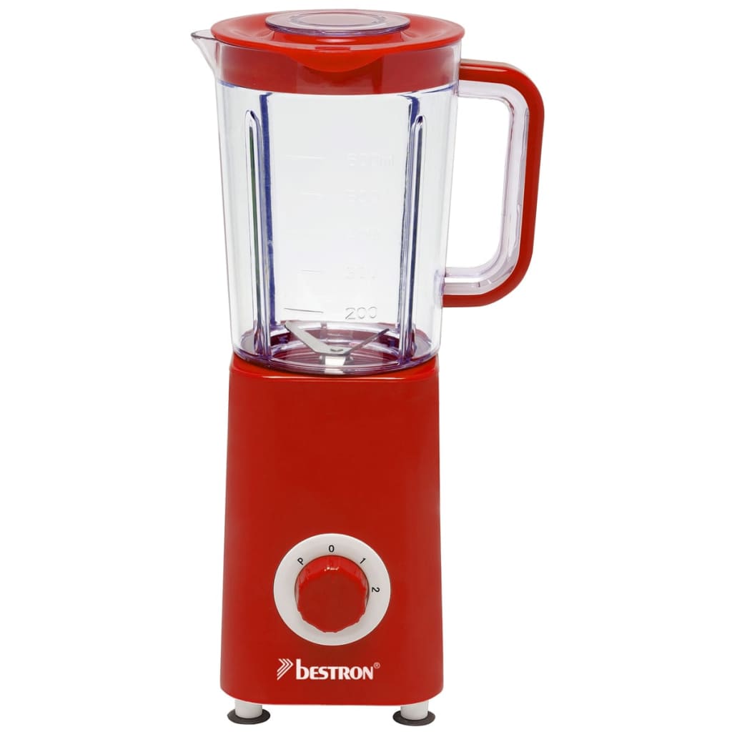 Afbeelding Bestron Blender 0,6L 300W Rood AB511R door Vidaxl.nl