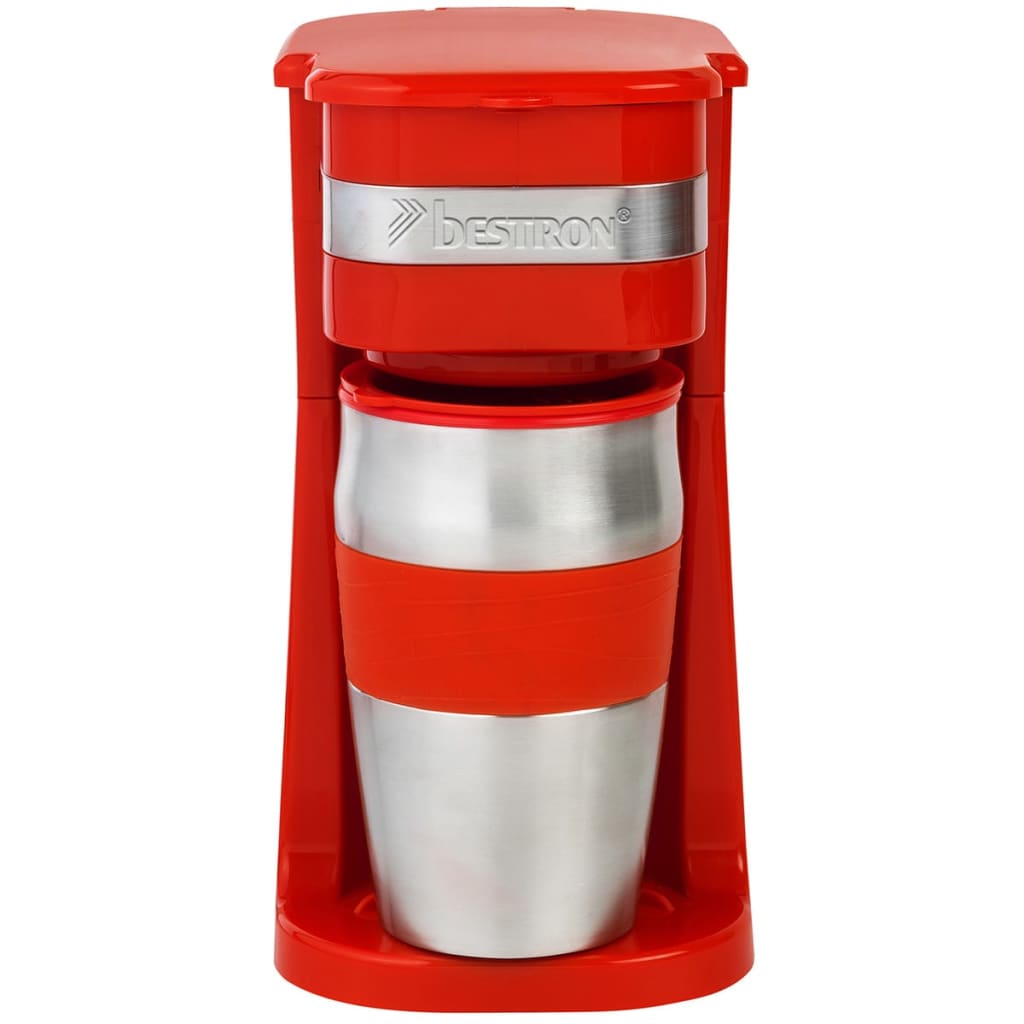 VidaXL - Bestron Koffiezetapparaat 750 W 420 ml rood ACM111R