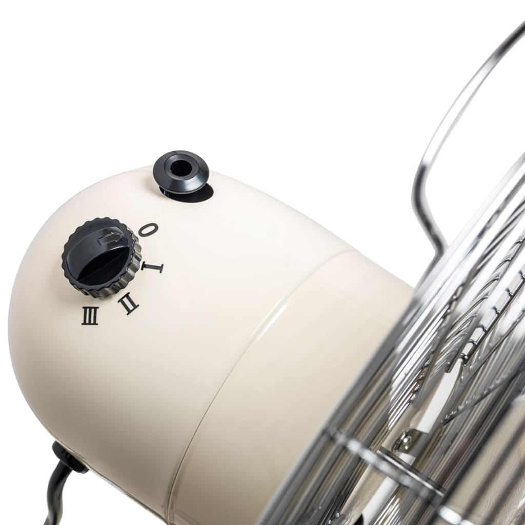 

Bestron Retro staande ventilator 45 cm 50 W gebroken-wit AFS45RE
