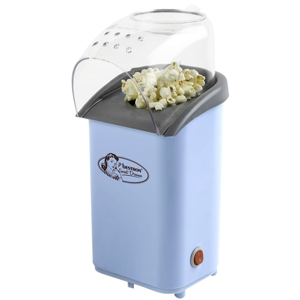 Bestron Popcornmaker blauw 1100 W APC1003