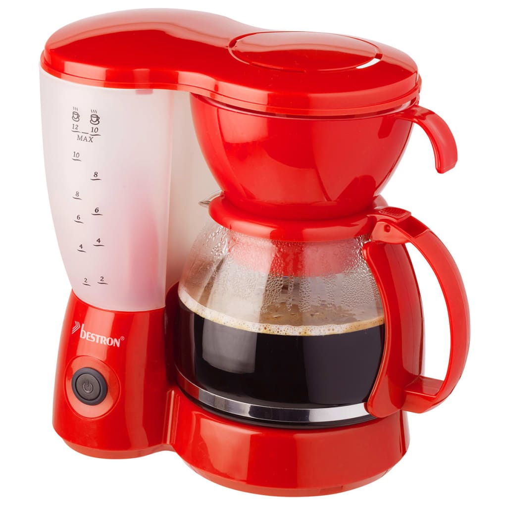 VidaXL - Bestron Koffiezetapparaat rood 800 W ACM6081R