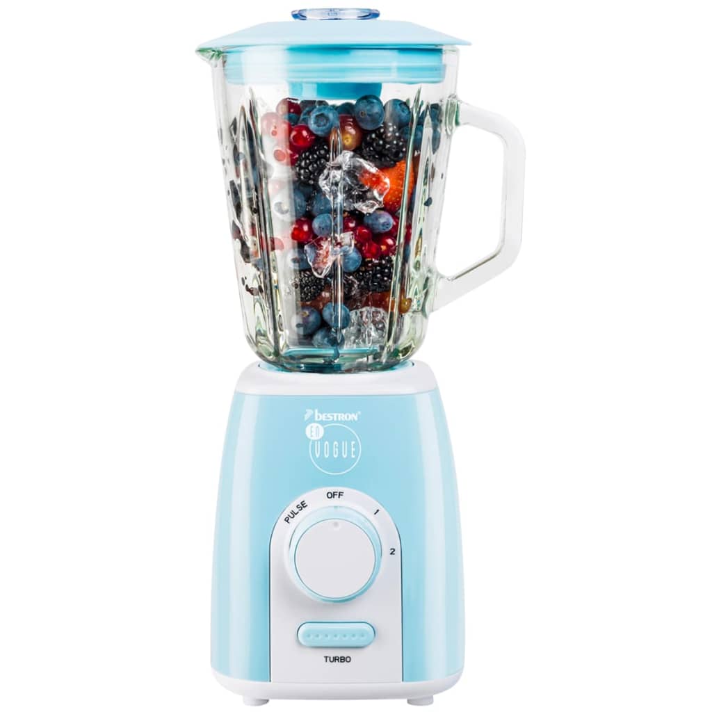 Bestron Blender 1,5 L 1000 W blauw ABL300EVB