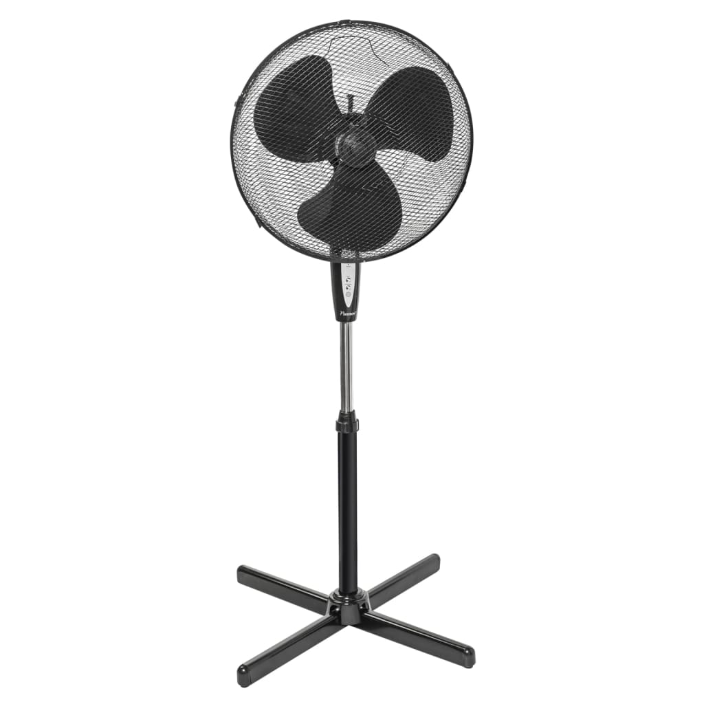 Bestron Stojanový ventilátor s dálkovým ovládáním 45 cm 45 W černý ASV45ZR