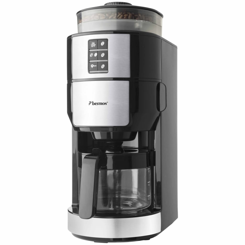 

Bestron Koffiezetapparaat met molen 820 W roestvrij staal ACM1100G