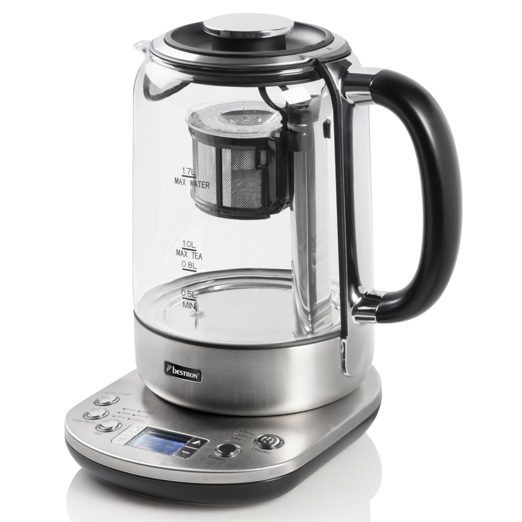 Tetera Y Hervidor 2 En 1 AATM800STE 1,7 L 2200 W Inox Bestron 13 width=274