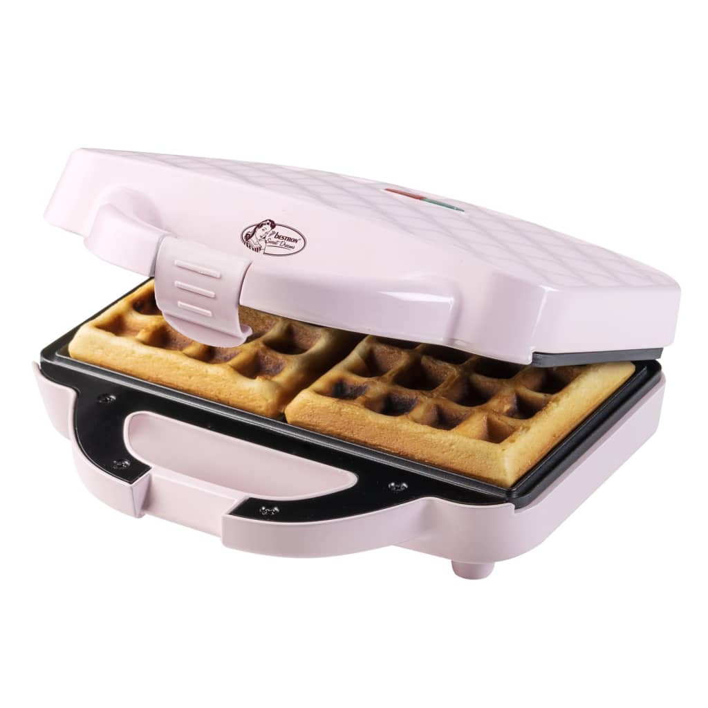 

Bestron Wafelijzer AWB700P Luikse wafel 750 W roze