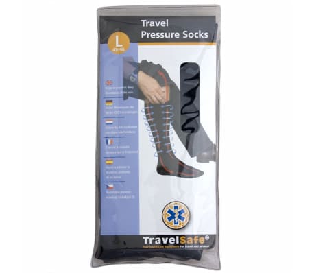 Travelsafe Travel Pressure Socks 43-46 TS0370L