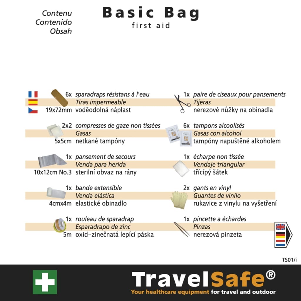 

Travelsafe basis EHBO kit TS01