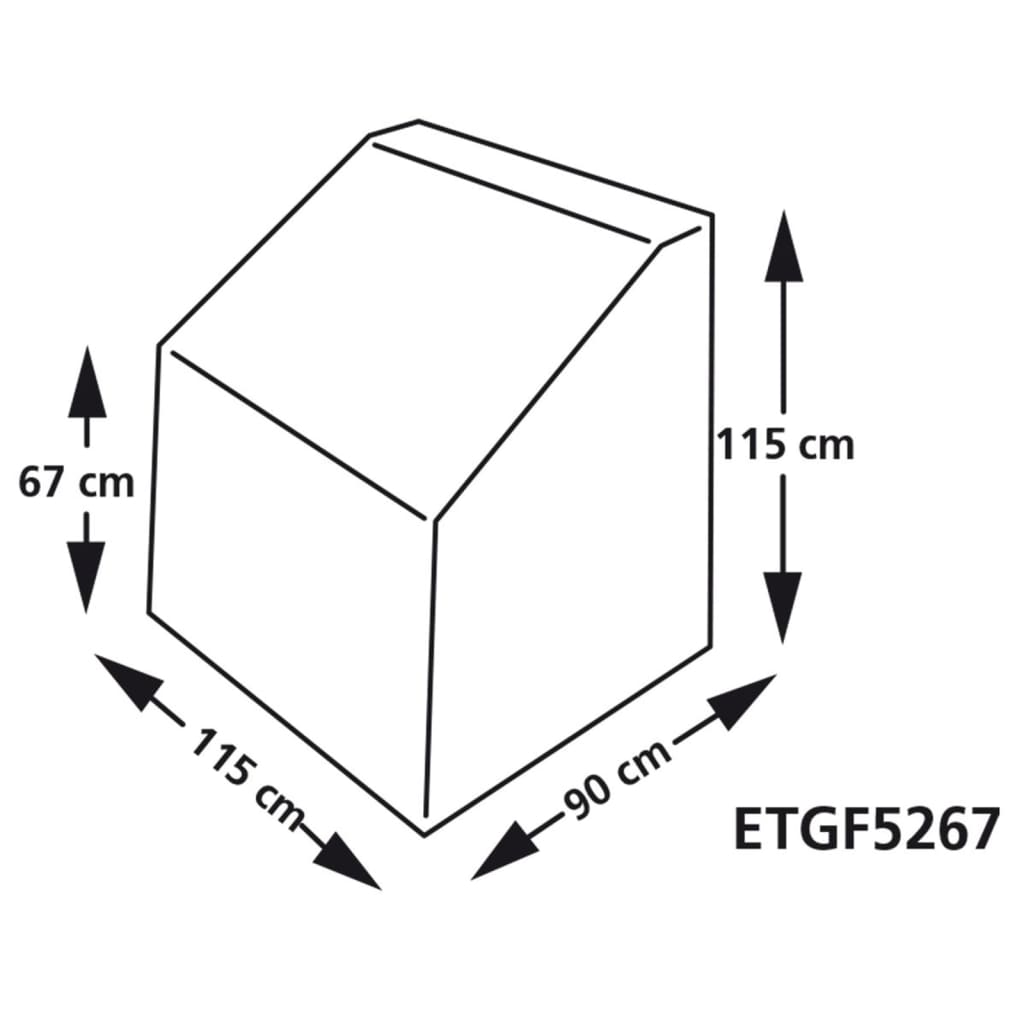 

Eurotrail Loungeseat Cover 115 x 90 x 100/70 cm SFS