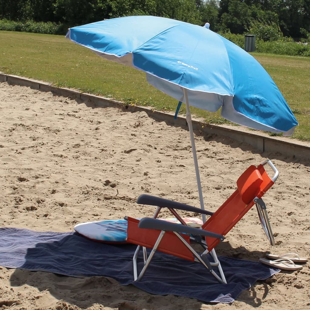 

Eurotrail Strandparasol UPF 50+ blauw