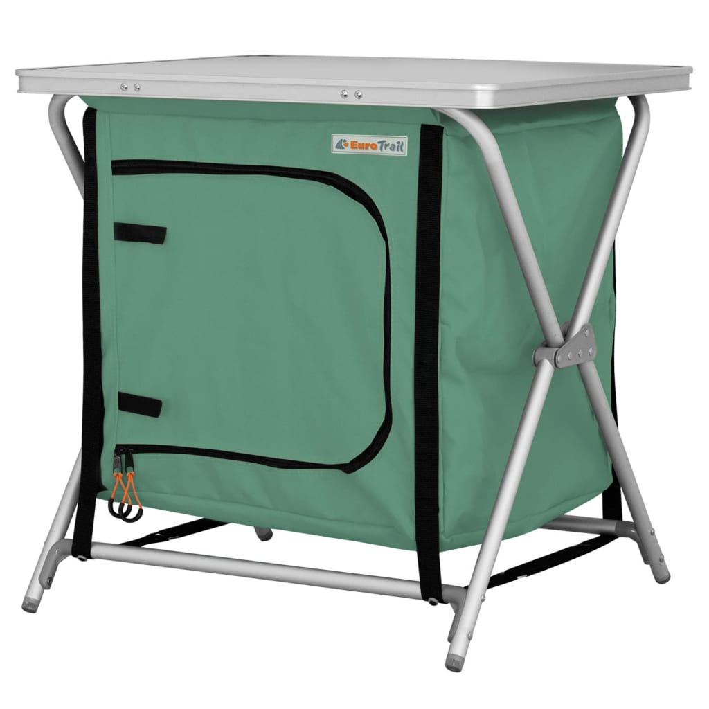 Eurotrail Campingkast Rieux 60x50x60 cm groen