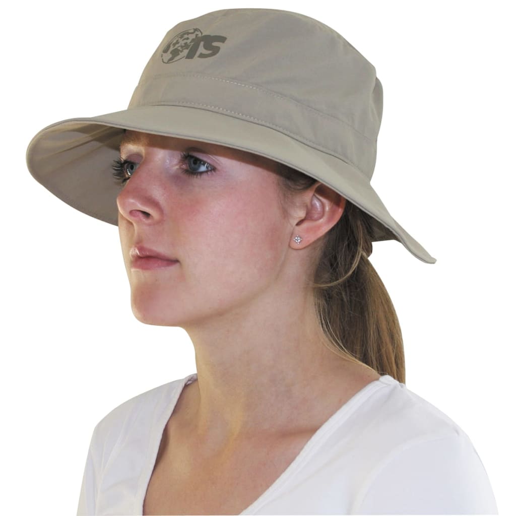 Travelsafe bézs szúnyoghálós napvédő kalap UPF 50+ 