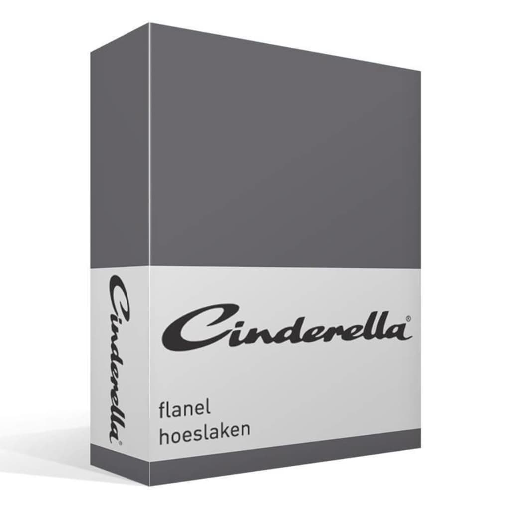 Afbeelding Cinderella flanel hoeslaken - 1-persoons (90x200/210 cm) - 100% door Vidaxl.nl