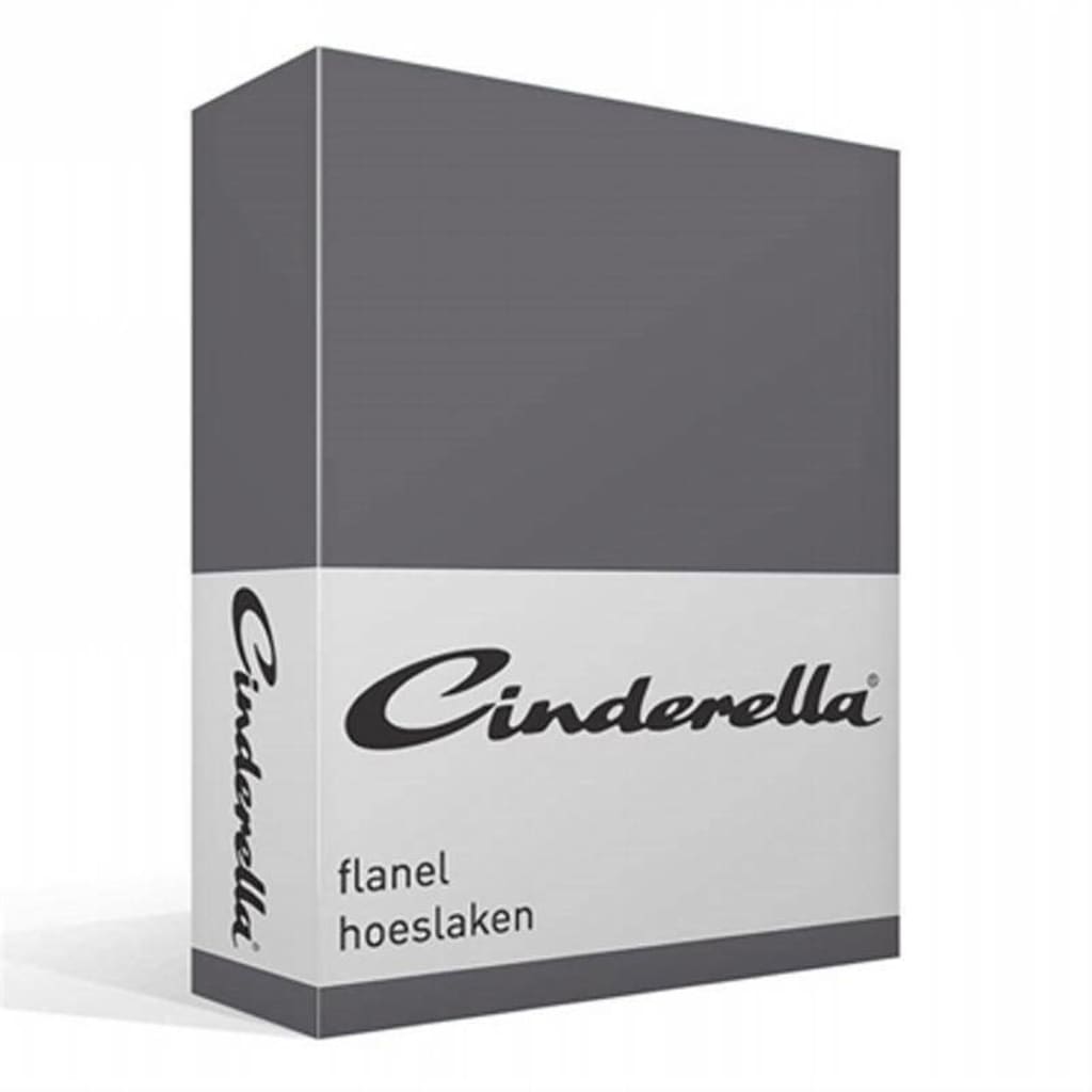 Cinderella flanel hoeslaken - Lits-jumeaux (160x200/210 cm) - 100%