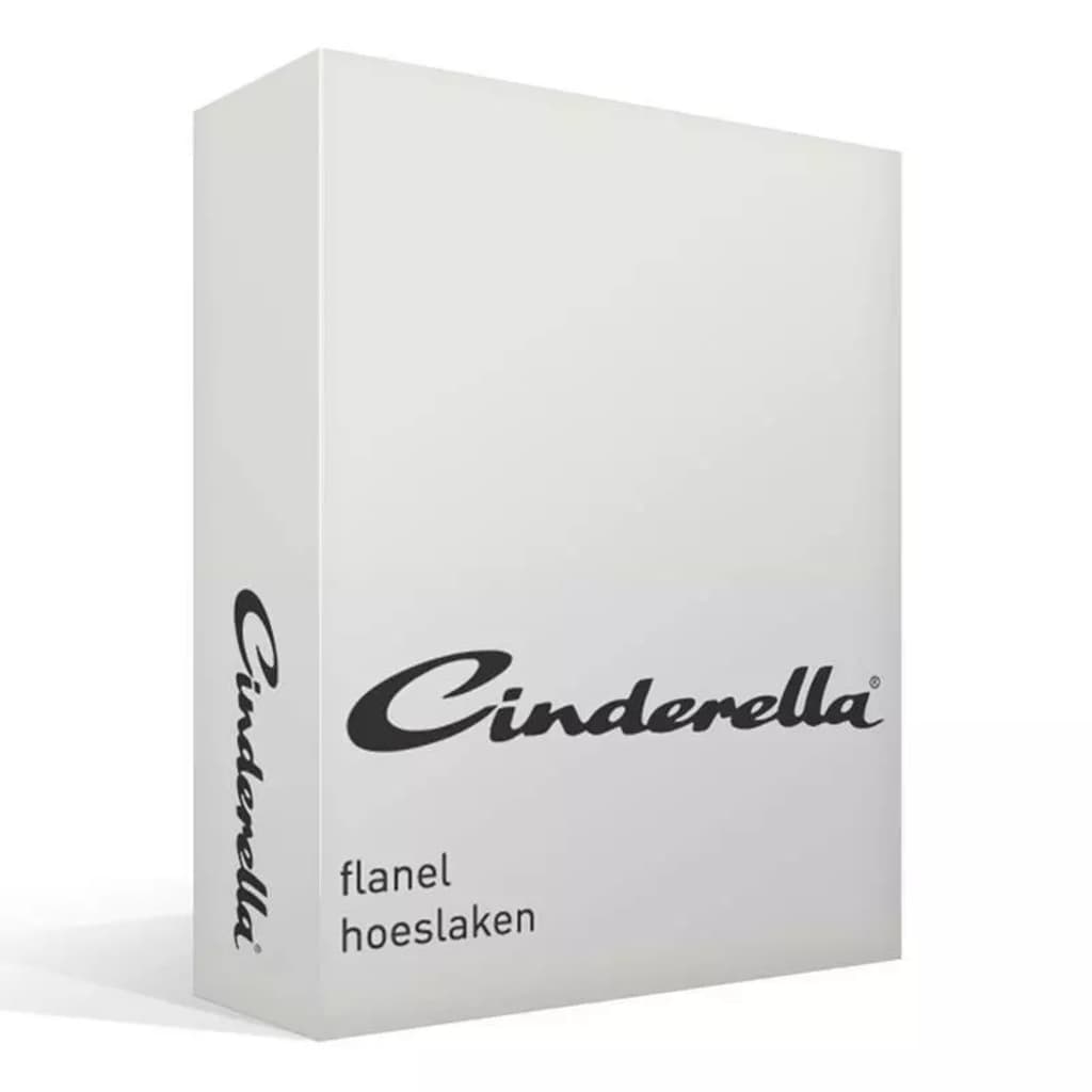 Cinderella flanel hoeslaken - Lits-jumeaux (180x200/210 cm) - 100%