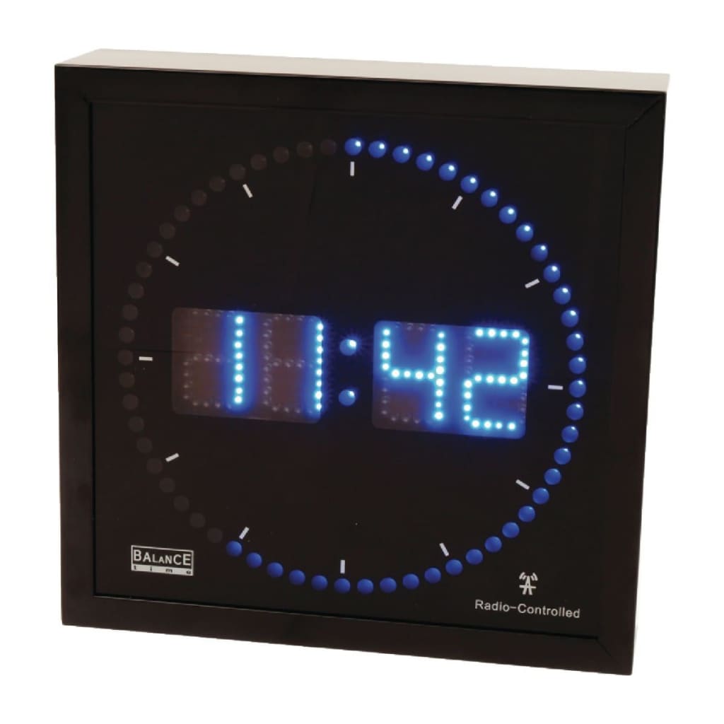 Balance He-clock-27 Aluminium Led Wandklok