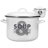 Gusta Marmite à soupe 6 L Blanc 01148000