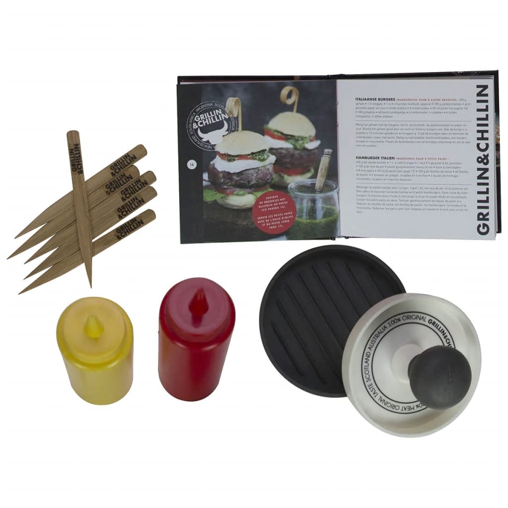 

Gusta Hamburgerpers set kunststof 13-delig 01151960