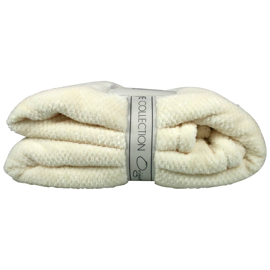 

Gusta Fleece deken pompon ivoor 152x127 cm 04125080