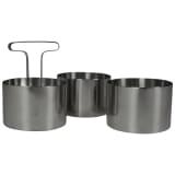 Gusta Kookringen set met pers Home Catering 4-delig 01150240