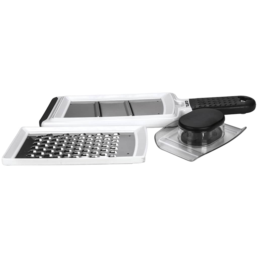 Gusta Groenterasp handmatig Mandoline Pro wit en zwart 01152610