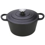 Gusta Kasserolle Gusseisen 24 cm Schwarz 01140200