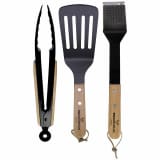 Gusta Barbecueset hout en metaal 3-delig 03250070