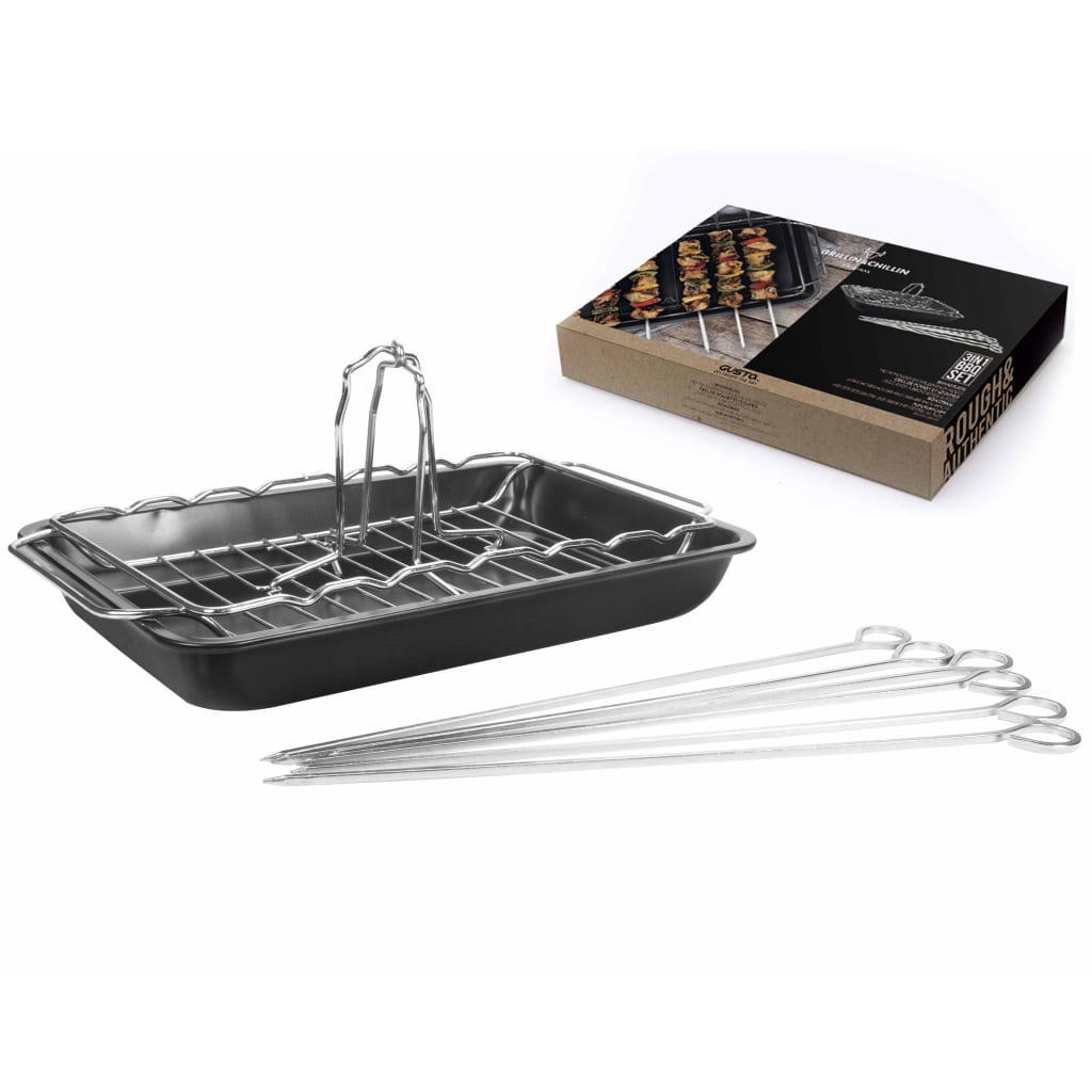 Gusta Braadpan voor op de barbecue 3-in-1 03250050