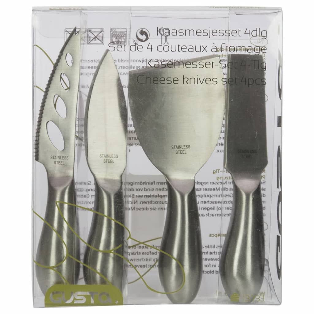

Gusta Kaasmessen set roestvrij staal 4-delig 01137330