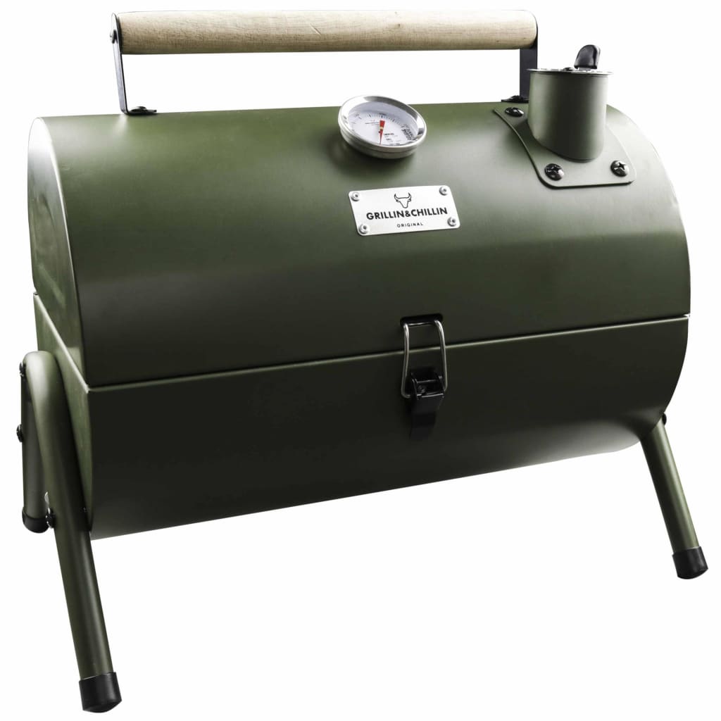 Gusta Barbecue en roker 2-in-1 groen 03251040