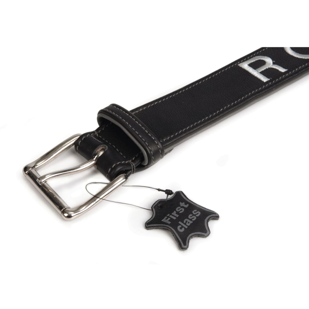 

Beeztees Hondenhalsband Rock Star 40 mm 31-41 cm leer zwart 745833